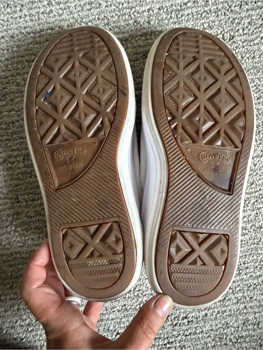 Converse Women's White High-Top Platform Sneakers - Picture 6 of 6